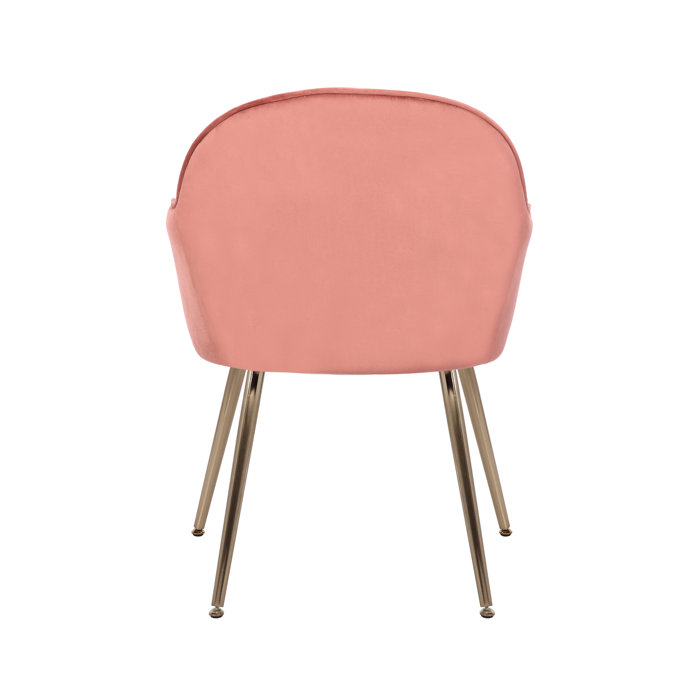 Etta Avenue™ Julian Velvet Upholstered Arm Chair & Reviews Wayfair